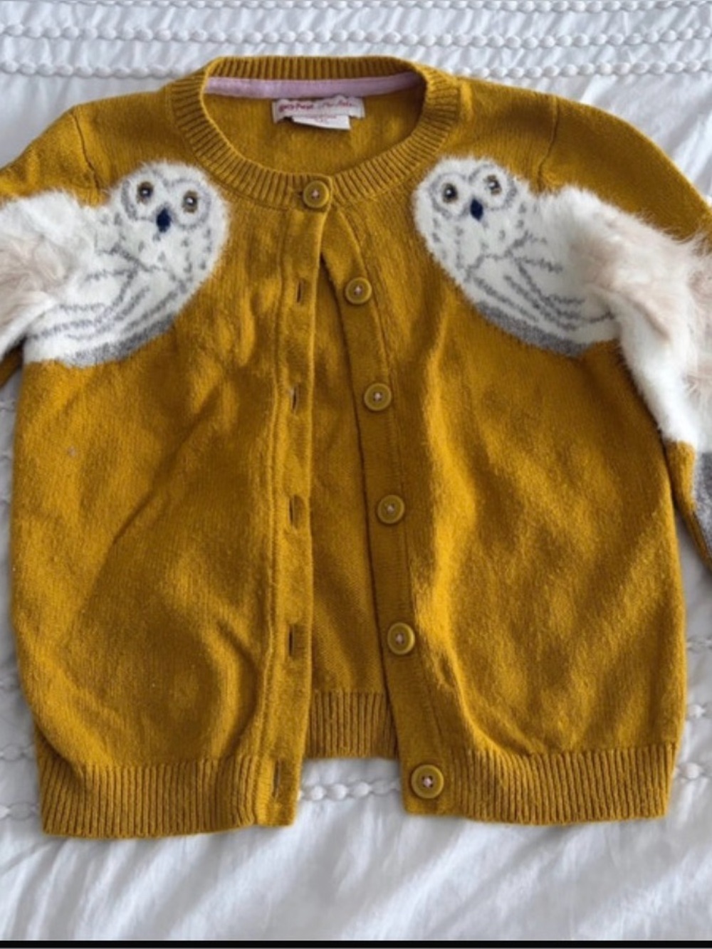 Mini Boden Harry Potter Hedwig Cardigan
